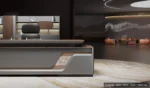 APEX B501 Executive Desk — available 2400 / 2800 / 3200 / 3600 mm