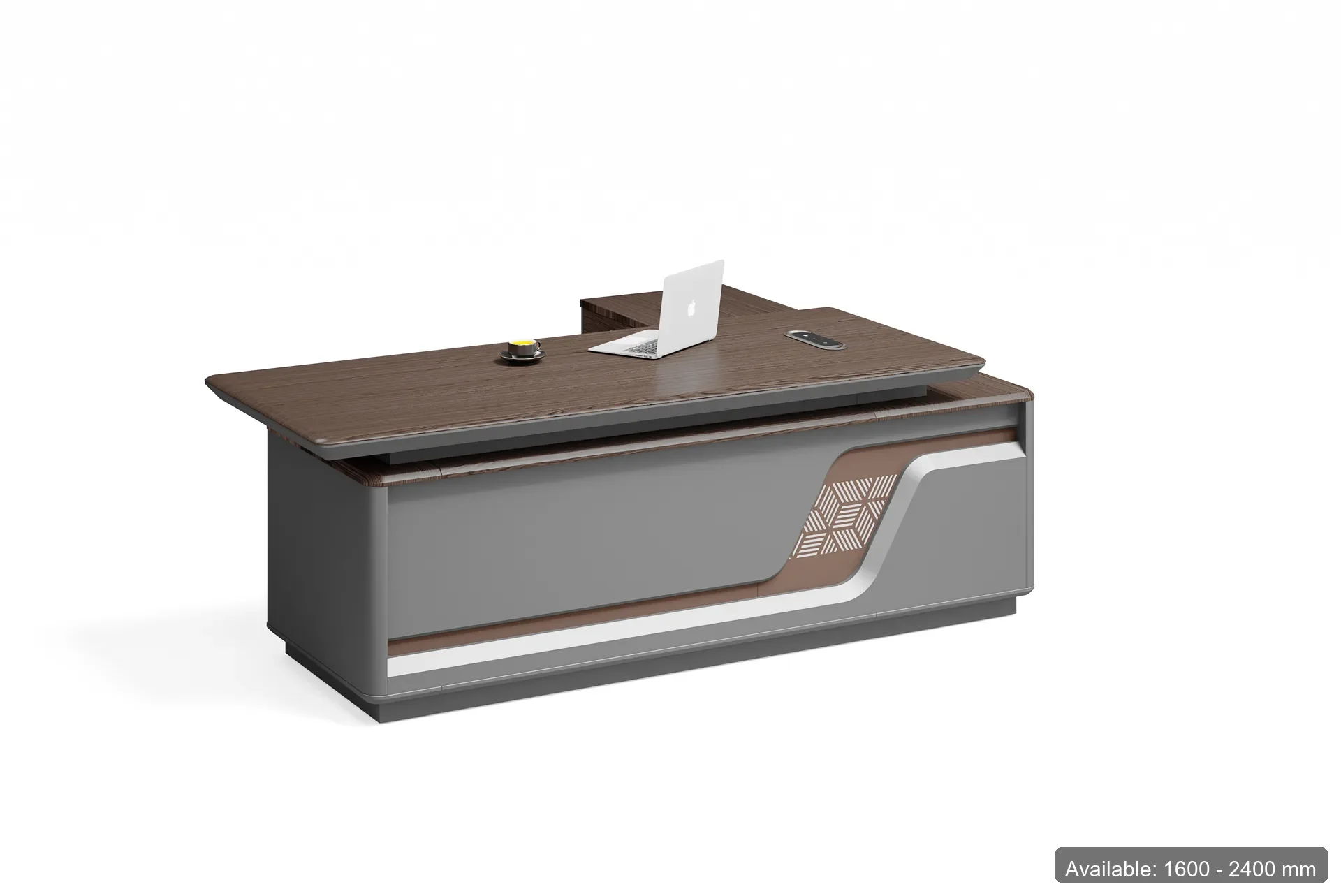 B502-executive-desk-01-white APEX B502 Executive Desk — available 1600 - 2400 mm
