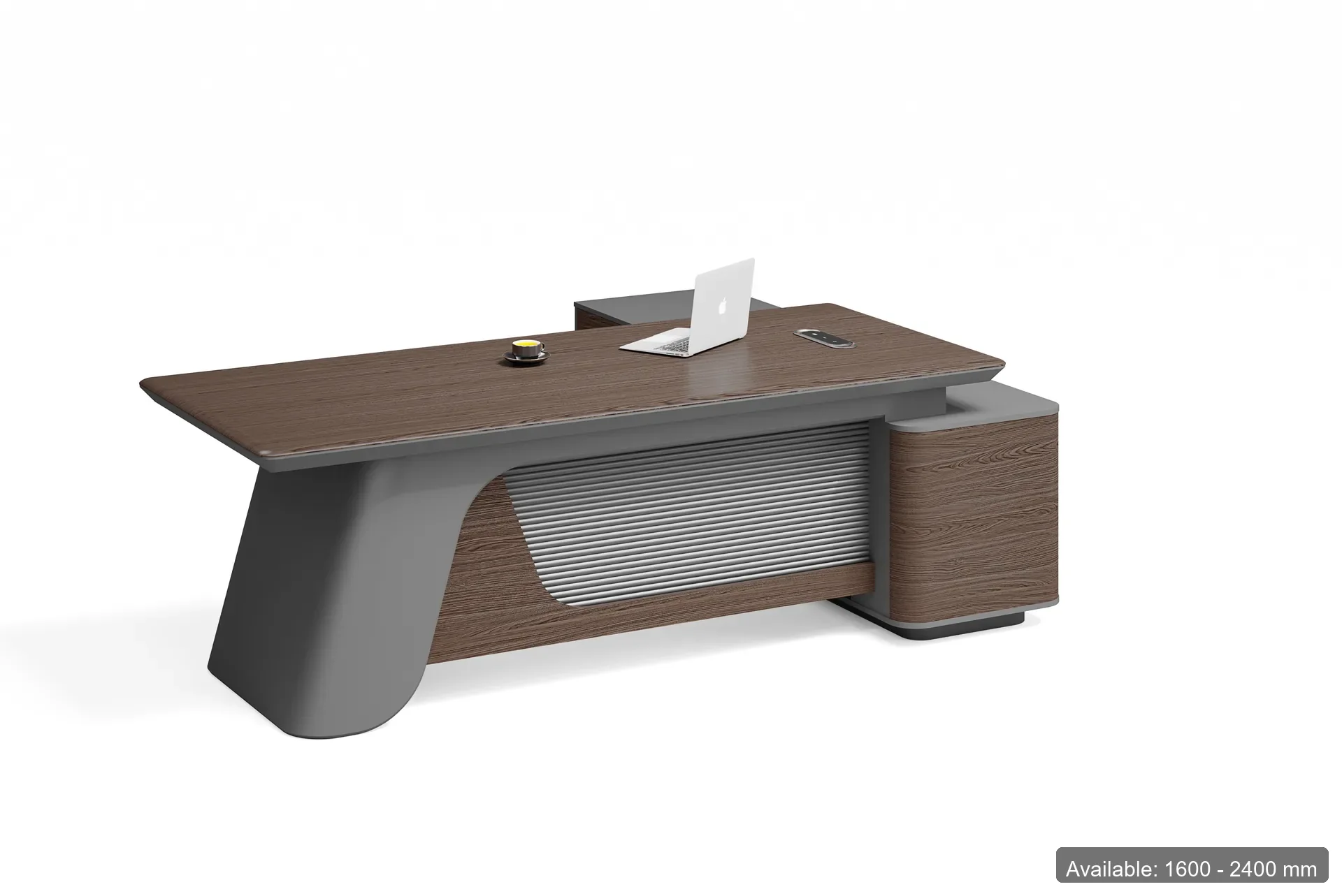 B503-executive-desk-01-white APEX B503 Executive Desk — available 1600 - 2400 mm