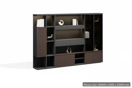 ARC BC-201 Book Cabinet — shown: 4000W x 400D x 2200H mm