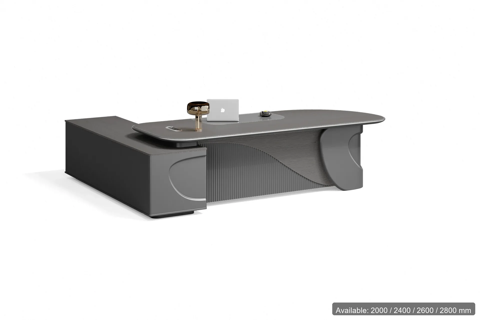 aura-of101-executive-desk-01-white AURA OF-101 Executive Desk — available 2000 / 2400 / 2600 / 2800 mm