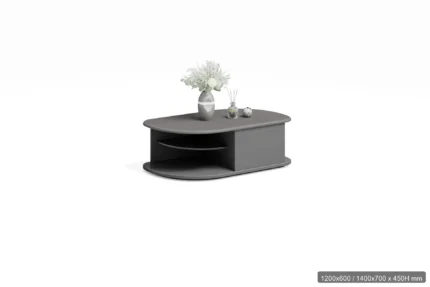 AURA TT-102 Coffee Table — 1200x600 / 1400x700 x 450H mm