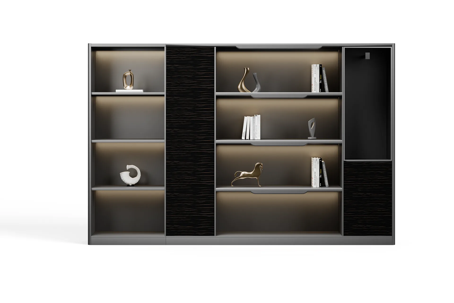 onyx-bc-701-2-white ONYX BC-701 Book Cabinet - Image 1